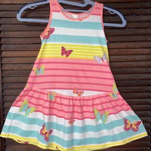 Kids butterfly tank top dress